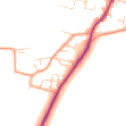 Daytime road noise heatmap for OX12 0JX