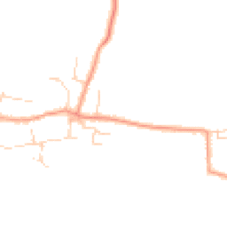 Daytime road noise heatmap for OX12 0LA
