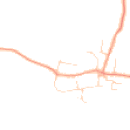 Daytime road noise heatmap for OX12 0LJ