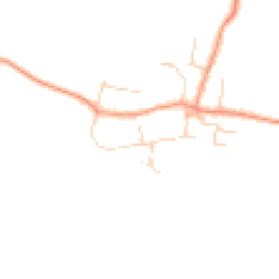 Daytime road noise heatmap for OX12 0LN