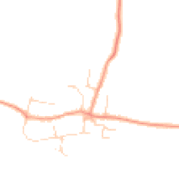 Daytime road noise heatmap for OX12 0LR
