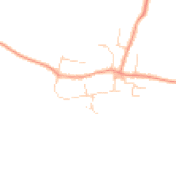 Daytime road noise heatmap for OX12 0LS
