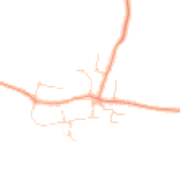 Daytime road noise heatmap for OX12 0LU