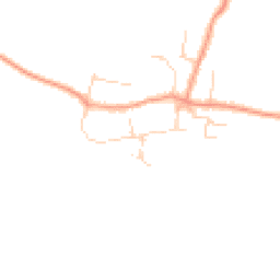 Daytime road noise heatmap for OX12 0LW