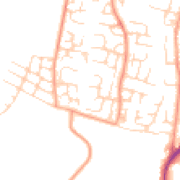 Daytime road noise heatmap for OX12 0NE