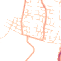 Daytime road noise heatmap for OX12 0QW