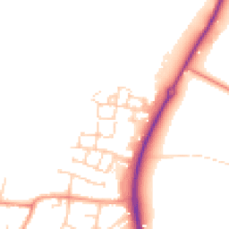 Daytime road noise heatmap for OX12 7FR