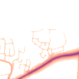 Daytime road noise heatmap for OX12 7FW