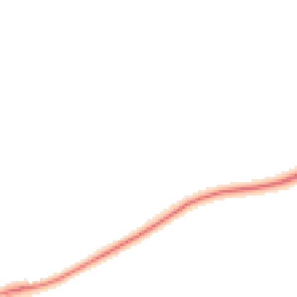 Night-time road noise heatmap for OX12 7GA