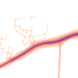 Daytime road noise heatmap for OX12 7GG
