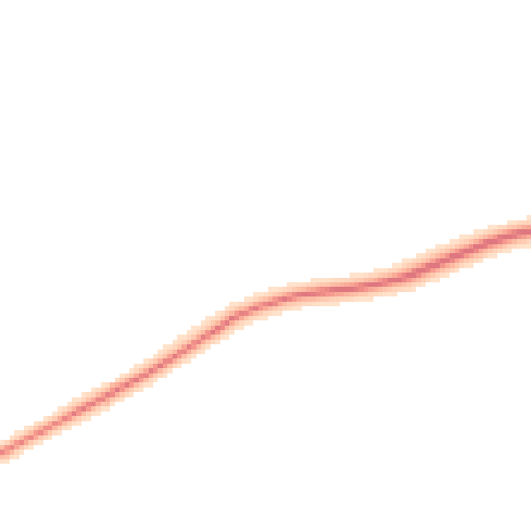Night-time road noise heatmap for OX12 7GG