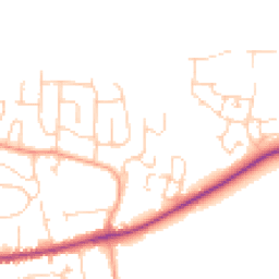 Daytime road noise heatmap for OX12 7HE