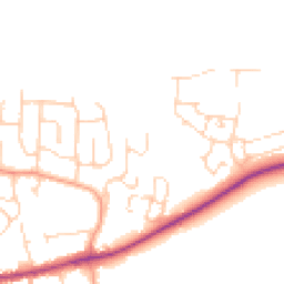 Daytime road noise heatmap for OX12 7HP