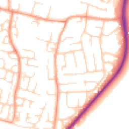 Daytime road noise heatmap for OX12 7LT