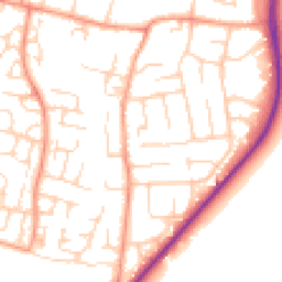 Daytime road noise heatmap for OX12 7NH