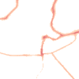 Night-time road noise heatmap for OX12 8AB