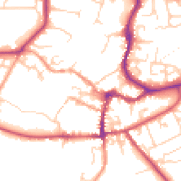 Daytime road noise heatmap for OX12 8AH