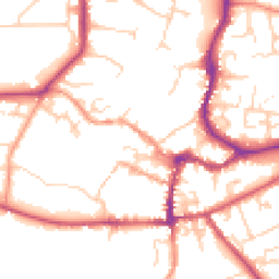 Daytime road noise heatmap for OX12 8AN