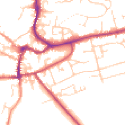 Daytime road noise heatmap for OX12 8DZ