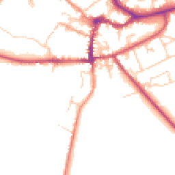 Daytime road noise heatmap for OX12 8FX