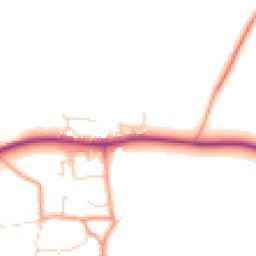 Daytime road noise heatmap for OX12 8GF