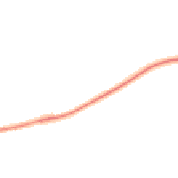 Night-time road noise heatmap for OX12 8GG