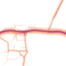 Daytime road noise heatmap for OX12 8GS