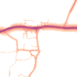 Daytime road noise heatmap for OX12 8JG