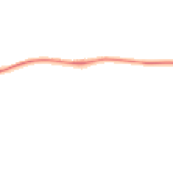 Night-time road noise heatmap for OX12 8JG