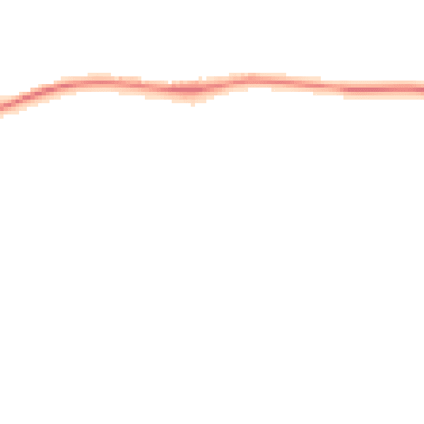 Night-time road noise heatmap for OX12 8JL