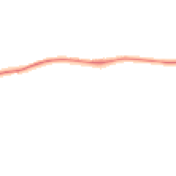 Night-time road noise heatmap for OX12 8JQ