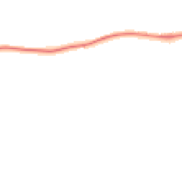 Night-time road noise heatmap for OX12 8JS