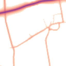 Daytime road noise heatmap for OX12 8PE