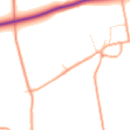 Daytime road noise heatmap for OX12 8PG