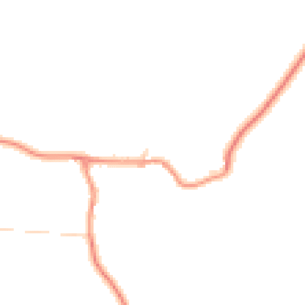 Daytime road noise heatmap for OX12 8PH