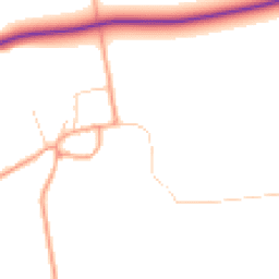 Daytime road noise heatmap for OX12 8PY