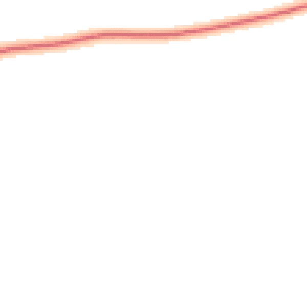 Night-time road noise heatmap for OX12 8PZ