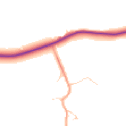 Daytime road noise heatmap for OX12 8RG