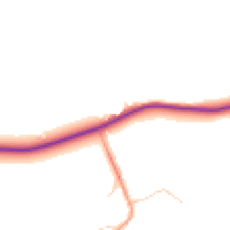 Daytime road noise heatmap for OX12 8RH