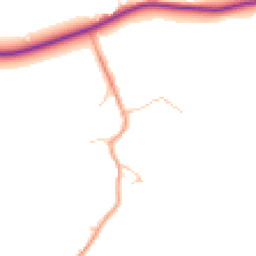 Daytime road noise heatmap for OX12 8RL