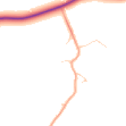 Daytime road noise heatmap for OX12 8RN