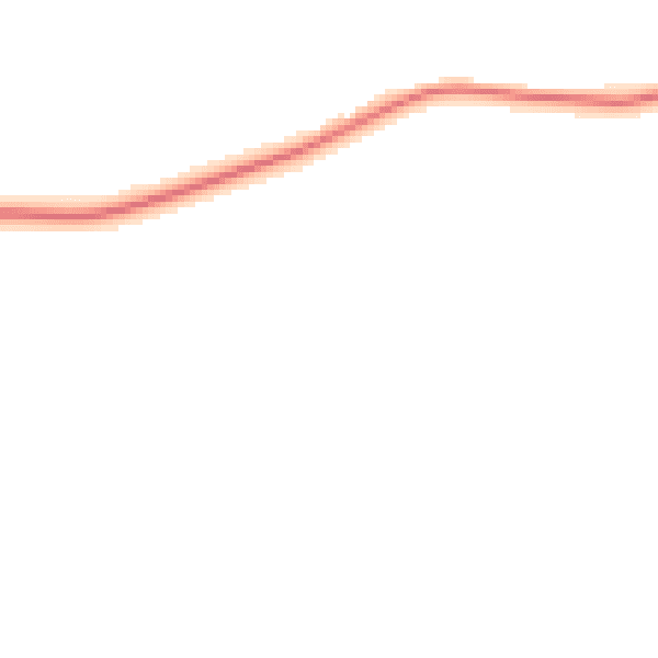 Night-time road noise heatmap for OX12 8RQ
