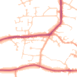 Daytime road noise heatmap for OX12 9AH