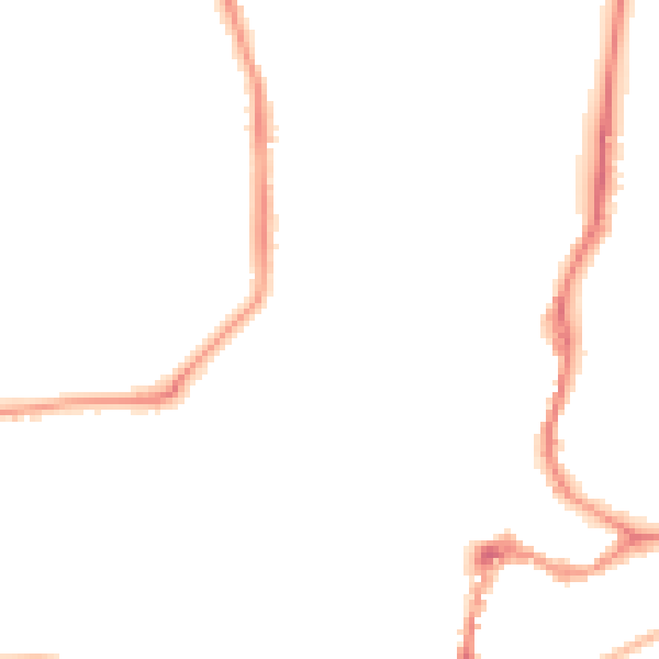 Night-time road noise heatmap for OX12 9AS