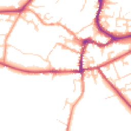 Daytime road noise heatmap for OX12 9BW