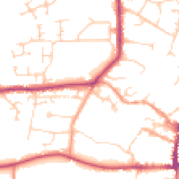 Daytime road noise heatmap for OX12 9DQ