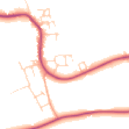 Daytime road noise heatmap for OX12 9FT