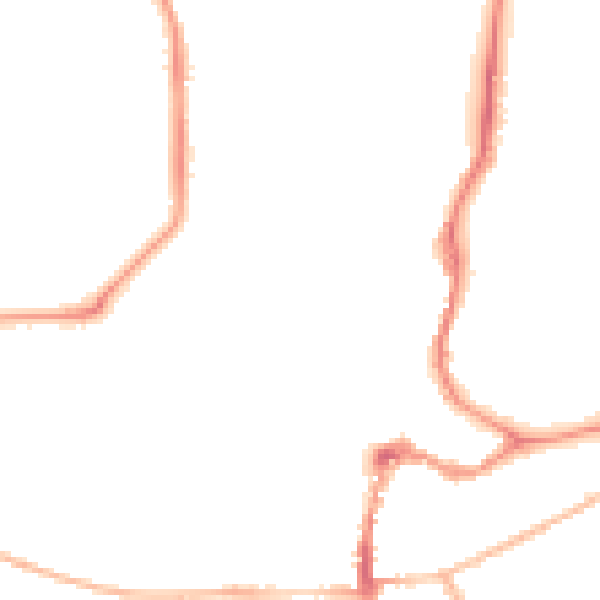 Night-time road noise heatmap for OX12 9GU