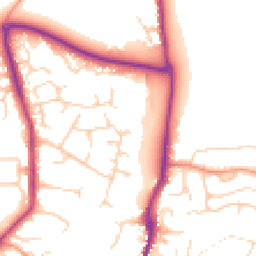 Daytime road noise heatmap for OX12 9HZ
