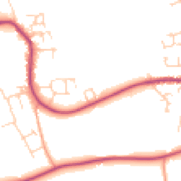 Daytime road noise heatmap for OX12 9JX